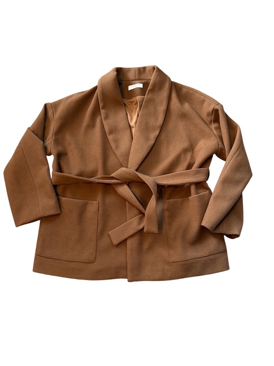 Commense Jackets & Blazers - Commense utility belted tweed coat